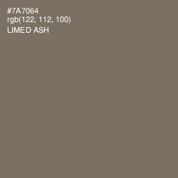 #7A7064 - Limed Ash Color Image